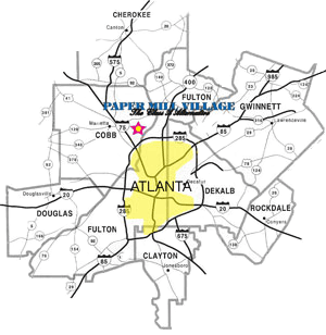 Paper Mill Village Map